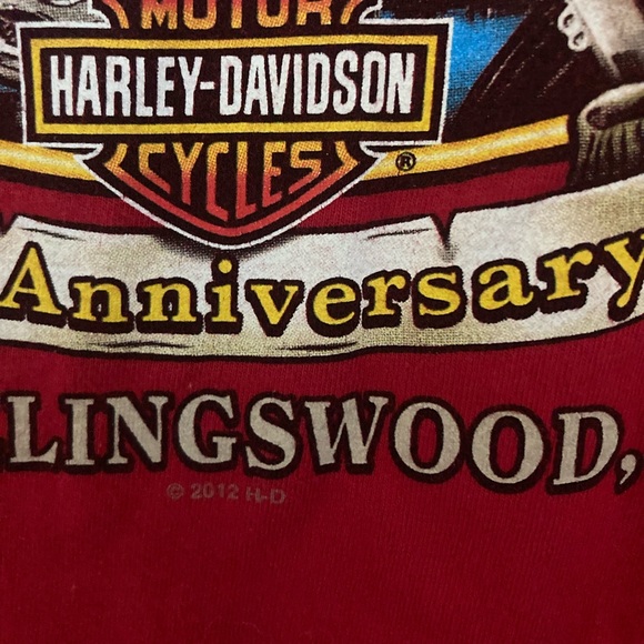 Men’s 2012 Harley Davidson HD graphic t shirt Sz. Large - Picture 5 of 5